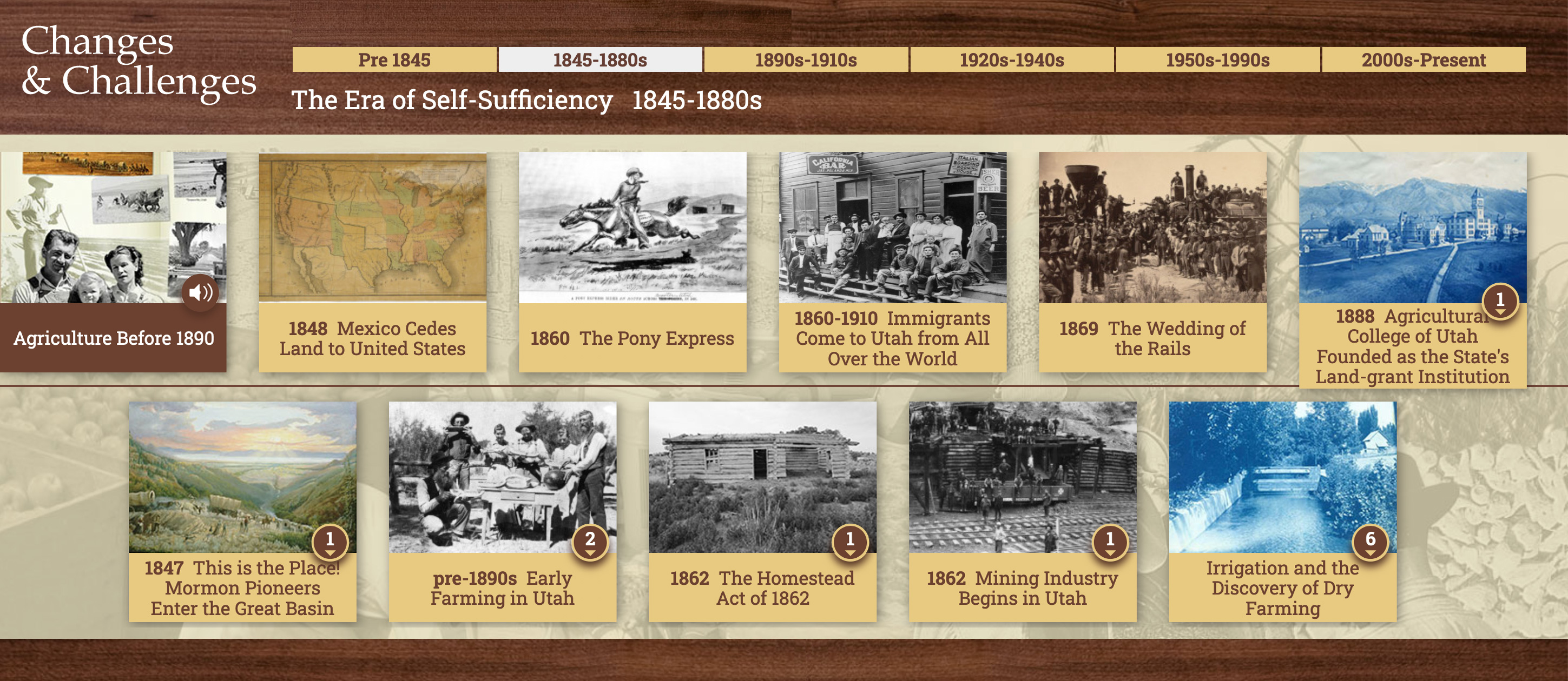 1840s-1880s: Era of Self-Sufficiency